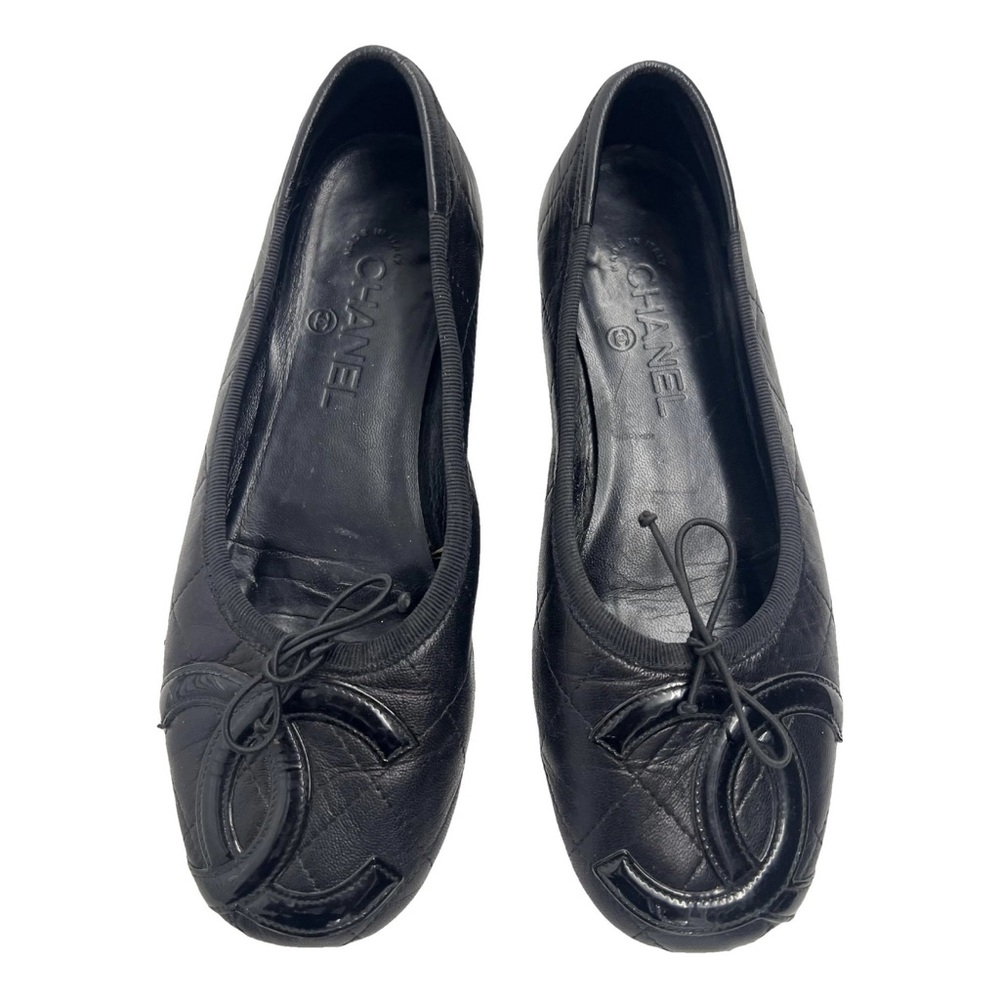 ISO CHANEL Women's Black Quilted Loafers